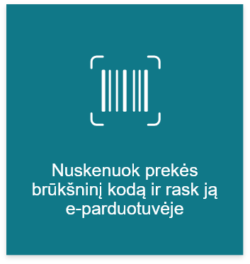 Produktų skenavimas