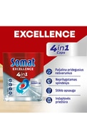 SOMAT, EXCELLENCE 4IN1, indaplovių tabletės, 50 vnt.