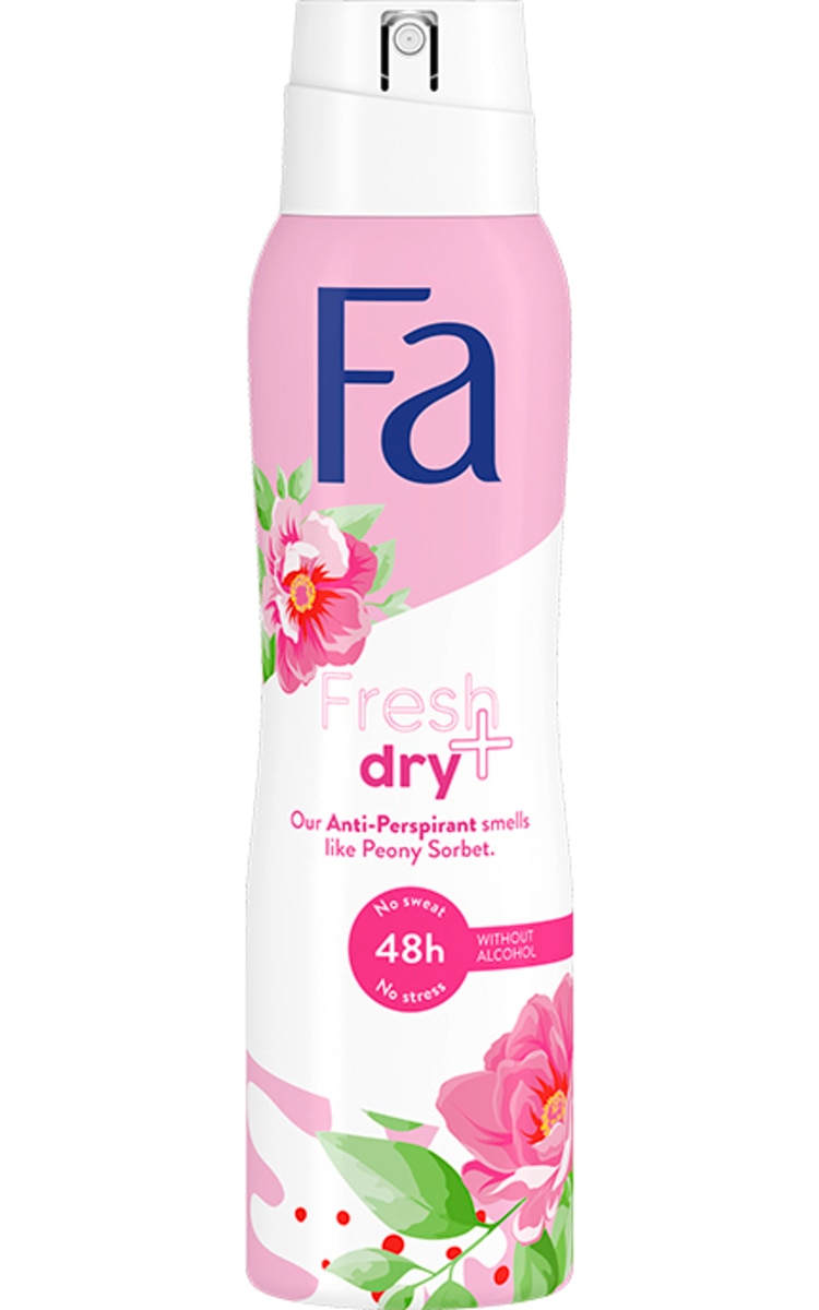 FA FA, FRESH & DRY, purškiamas dezodorantas, 150 ml 150 ml