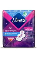 LIBRESSE, GOODNIGHT, higieniniai paketai, 8 vnt.