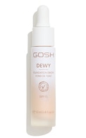 GOSH, DEWY FOUNDATION DROPS, makiažo pagrindas, 002 PORCELAIN, 12 ml.