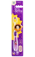 ECODENTA, KAKĖ MAKĖ, minkštas dantų šepetėlis vaikams, 3-7 m., 1 vnt.