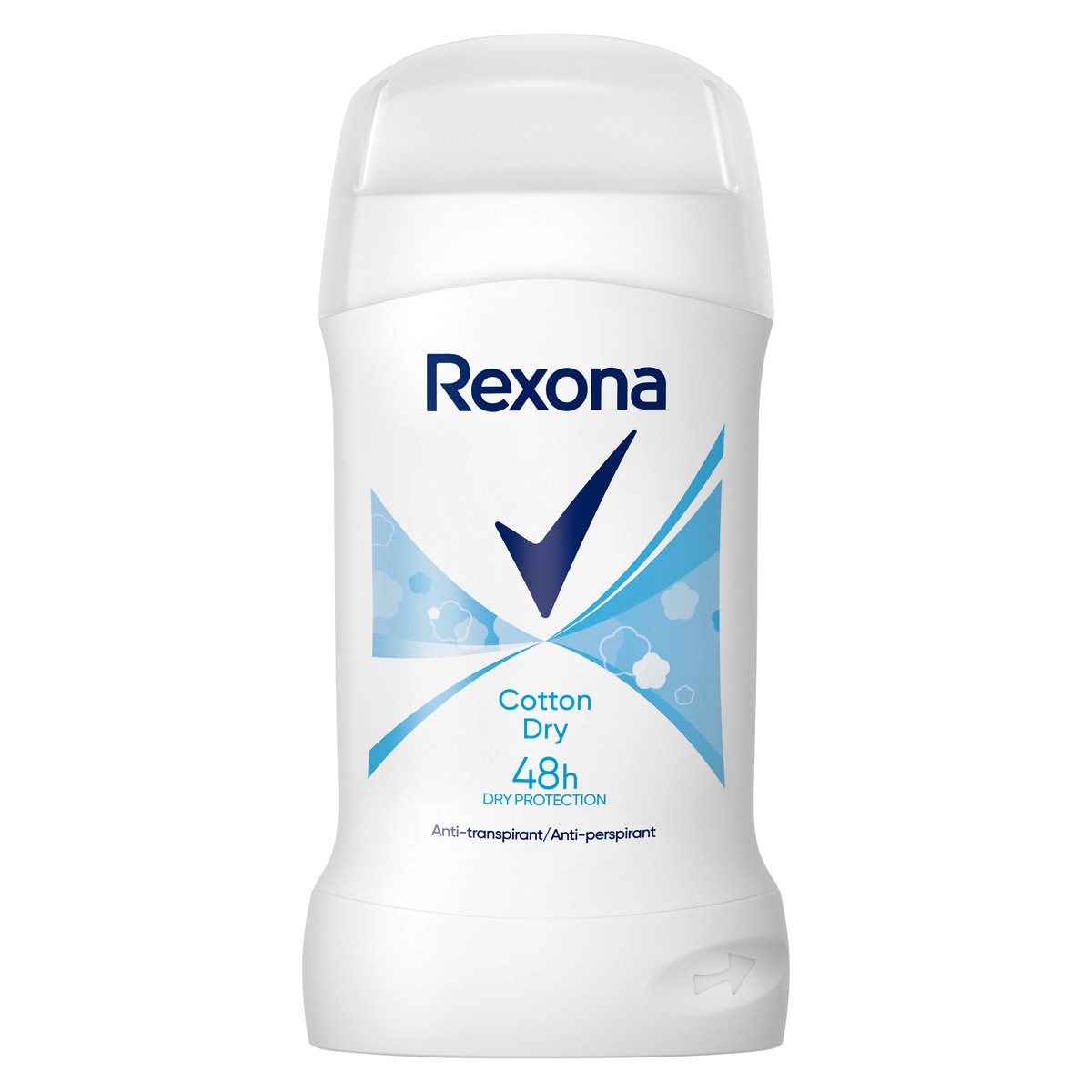 REXONA REXONA, COTTON DRY, moteriškas pieštukinis dezodorantas, 50 ml.