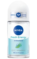  NIVEA undefined NIVEA, FRESH ENERGY, rutulinis antiperspirantas moterims, 50 ml.  