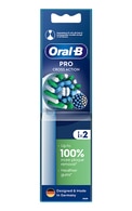 ORAL-B, PRO CROSS ACTION, WHITE, elektrinio dantų šepetėlio galvutės, 2 vnt.