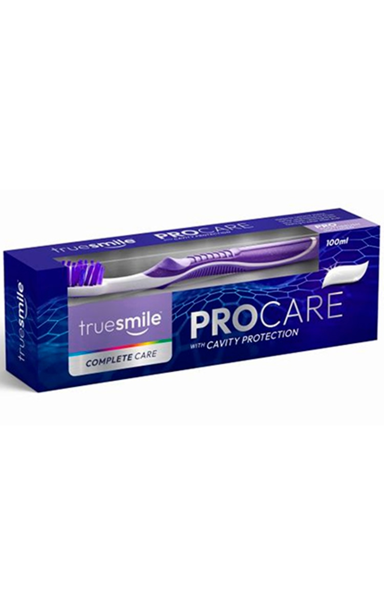 TRUESMILE TRUESMILE, COMPLETE CARE, dantų pasta 100 ml. + dantų šepetėlis 1 vnt.