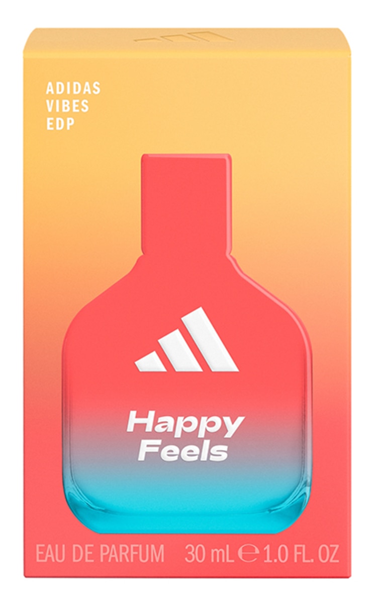 ADIDAS ADIDAS, HAPPY FEELS, moteriškas parfumuotas vanduo, 30 ml.