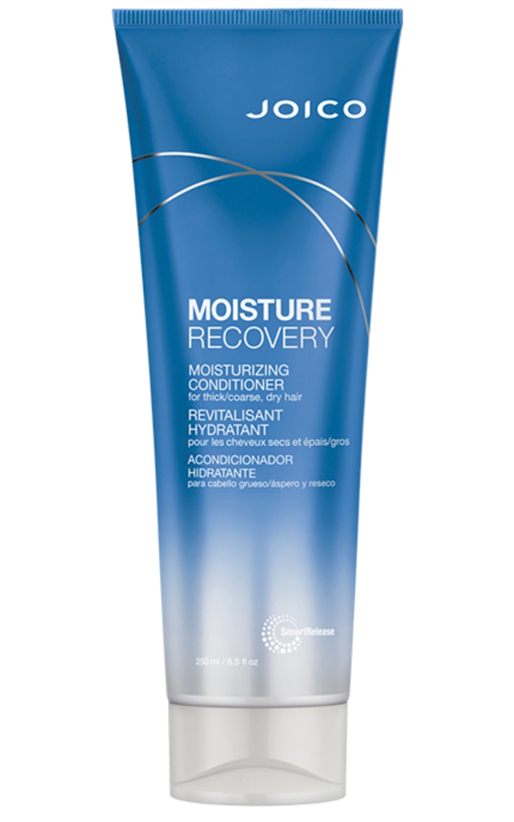 JOICO, MOISTURE RECOVERY CONDITIONER, drėkinamasis kondicionierius storiems arba šiurkštiems, sausiems plaukams, 250 ml.