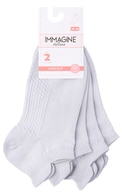 IMAGINE, ITATALIANA, moteriškos kojinės art. 5006, LIGHT GREY, 36-38, 2 poros
