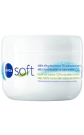 NIVEA, SOFT, drėkinamasis kremas veidui, kūnui ir rankoms, 375 ml