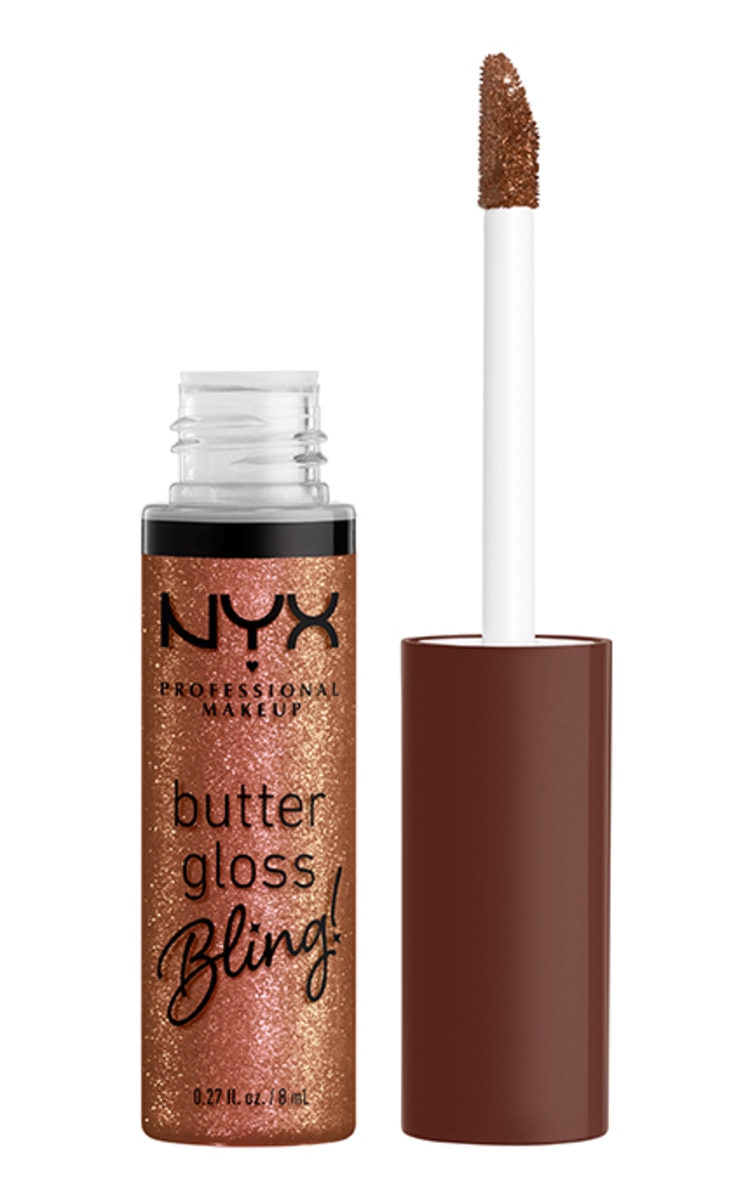 NYX PROFESSIONAL MAKEUP NYX PROFESSIONAL MAKEUP, BUTTER GLOSS BLING, lūpų blizgis, HUSTLA, 8 ml. HUSTLA