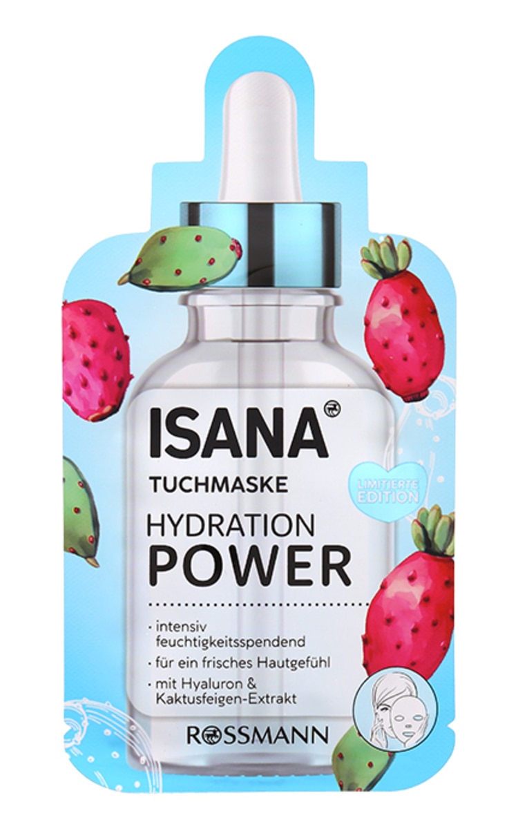 ISANA ISANA, HYDRATION POWER, veido kaukė, 1 vnt.