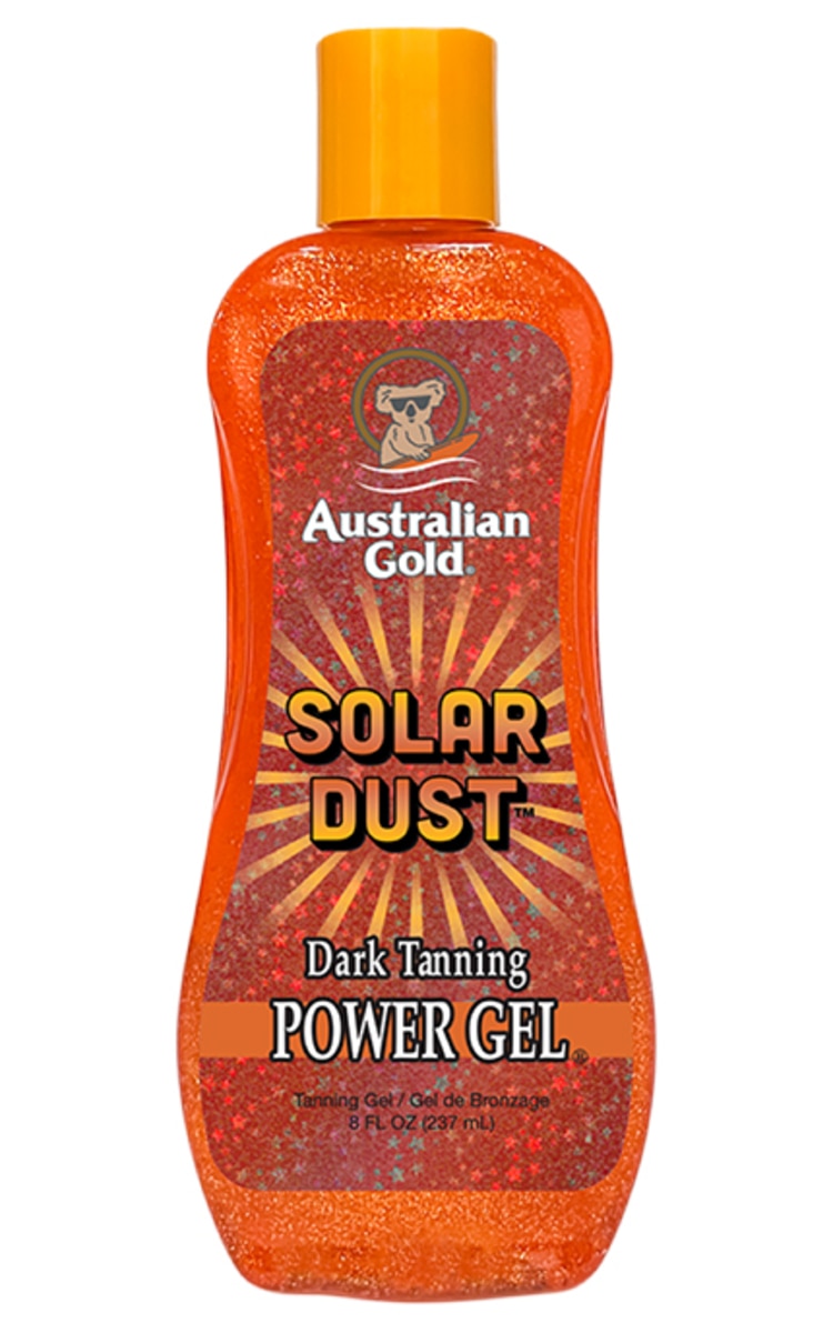 AUSTRALIAN GOLD AUSTRALIAN GOLD, SOLAR DUST, deginimosi gelis su blizgesiu, 237 ml.