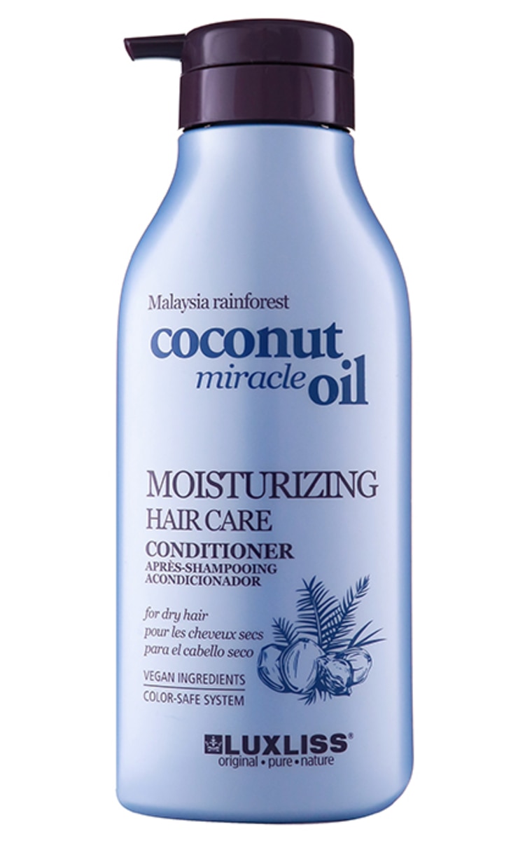 LUXLISS LUXLISS, COCONUT MIRACLE OIL, drėkinamasis kondicionierius sausiems ir pažeistiems plaukams, 500 ml.