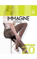 IMAGINE ITATALIANA, LOLA 20, moteriškos pėdkelnės, 20 den, NERO 3, 1 vnt.