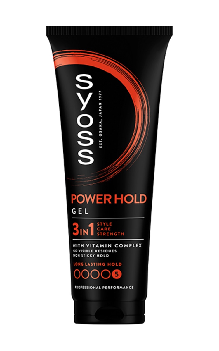SYOSS SYOSS, MEN, POWER HOLD, plaukų formavimo gelis, 250 ml. 250 ml