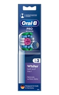 ORAL-B, 3D WHITE PRO, elektrinio dantų šepetėlio galvutės, 2 vnt.