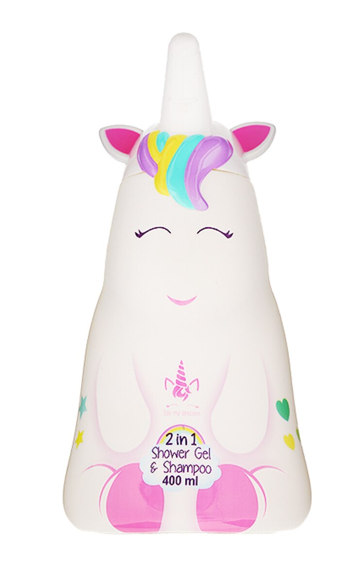 EAU MY UNICORN 2IN1, dušo želė ir plaukų šampūnas, 400 ml.