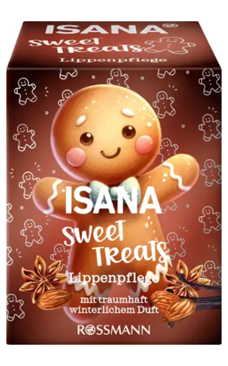 ISANA ISANA, SWEET TREATS, žiemiško aromato lūpų balzamas, 15 g.