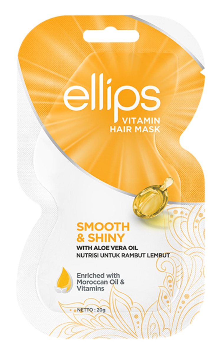 ELLIPS ELLIPS, SMOOTH & SHINY, plaukų kaukė, 1 vnt.