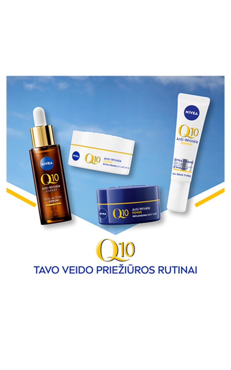 NIVEA NIVEA, Q10 POWER, dieninis kremas nuo raukšlių, 50 ml 50 ml