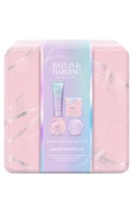 BAYLIS & HARDING, JOJOBA VANILLA & ALMOND OIL, LUXURY PAMPER TIN GIFT SET, dovanų rinkinys, 1 vnt.