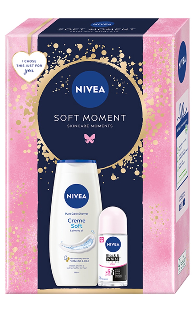 NIVEA NIVEA, SOFT MOMENTS, kalėdinis dovanų rinkinys, 1 vnt. 1 vnt.