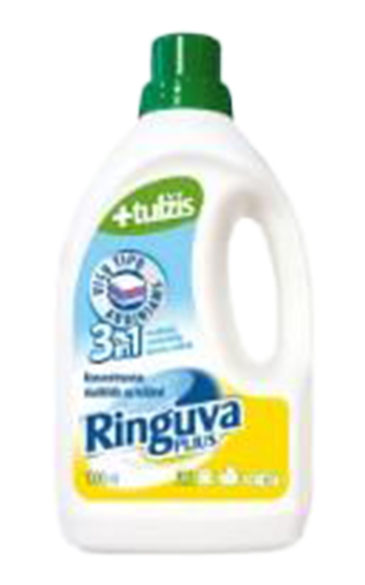 RINGUVA RINGUVA PLIUS 3 IN 1, universalus skystas skalbiklis, su tulžimi, 20 skalbimų, 1 l.