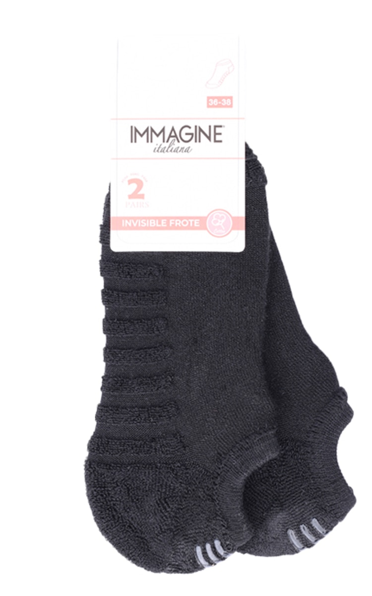 IMMAGINE IMAGINE, ITATALIANA, moteriškos pėdutės art. 570, BLACK, 36-38, 2 poros 36-38
