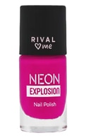 RIVAL LOVES ME, NEON EXPLOSION, nagų lakas, 10 FUCHSIA FIZZ, 8 ml.