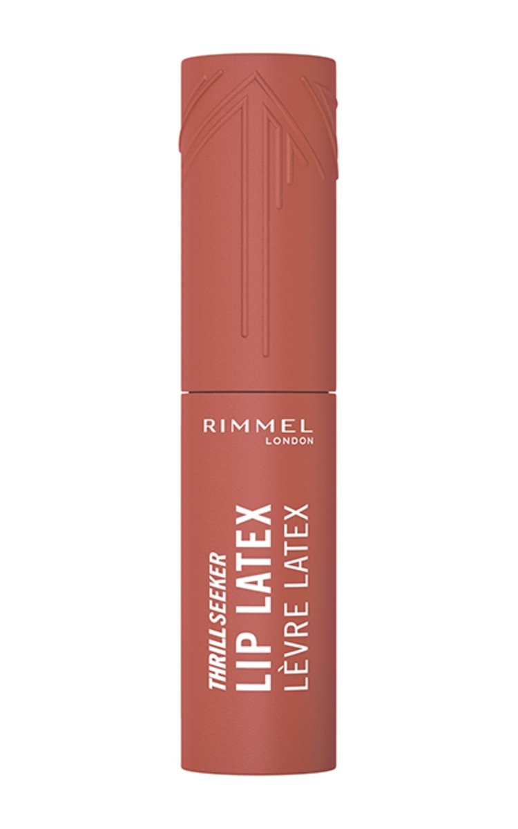RIMMEL RIMMEL, THRILL SEEKER, LIP LATEX, skysti lūpų dažai, 100 SASSY, 6 ml.