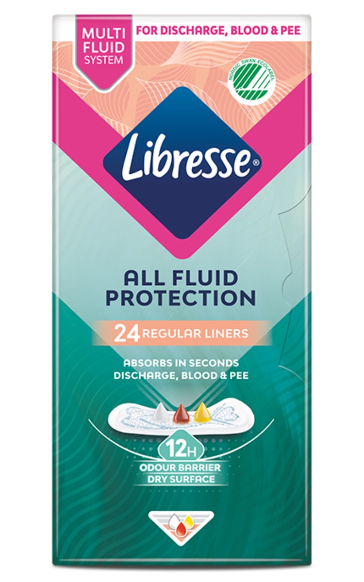 LIBRESSE LIBRESSE, EXTRA PROTECTION REGULAR, įklotai, 24 vnt. 24 vnt.