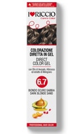  undefined undefined I LOVE RICCIO, tonuojantys geliniai plaukų dažai, Nr. 6.7 TAMSIAI SMĖLIO ŠVIESI SPALVA, 100 ml.  
