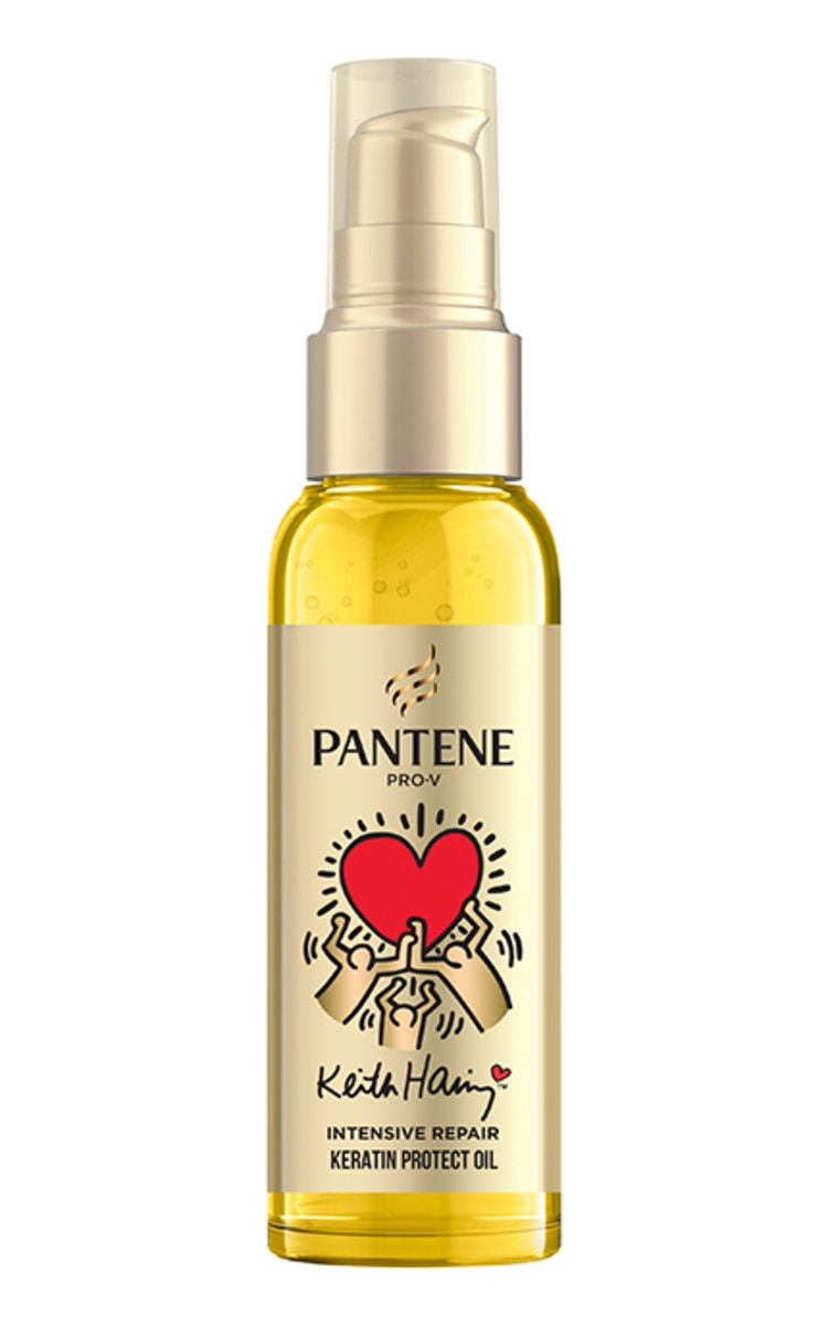 PANTENE PANTENE, KERATIN PROTECT, KEITH HARING EDITION, plaukų aliejus, 100 ml.