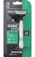  ISANA undefined ISANA MEN, 4 ašmenų vienkartiniai skustuvai, 3&nbsp;vnt.  