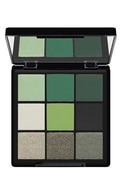 MAKE UP FACTORY, PRO EFFECT EYE PALETTE, akių šešėlių paletė, 53 EXPRESSIVE GREEN, 1 vnt.