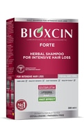 BIOXCIN, FORTE, šampūnas nuo intensyvaus plaukų slinkimo, 300 ml.