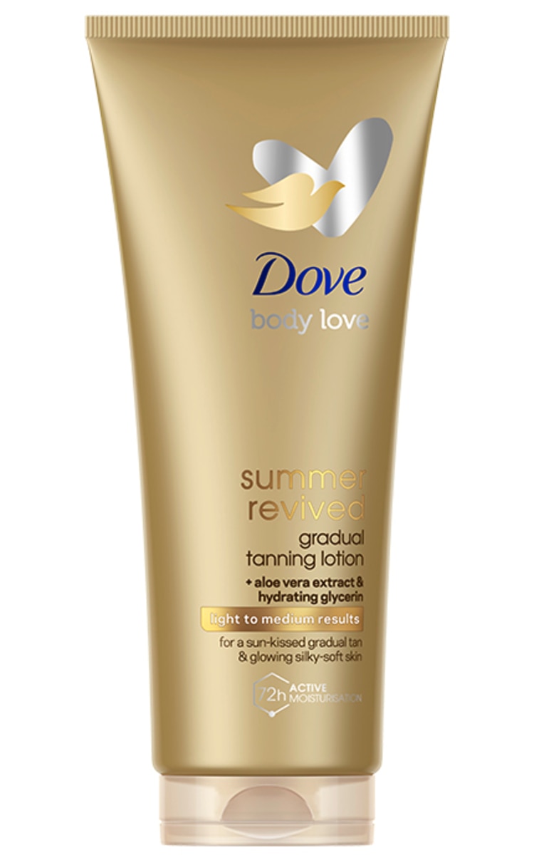 DOVE DOVE, SUMMER REVIVED, savaiminio įdegio losjonas, light to medium, 200 ml. 200 ml