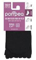 POMPEA, PIZZO, kojinės, NERO, 25 den., 2 poros