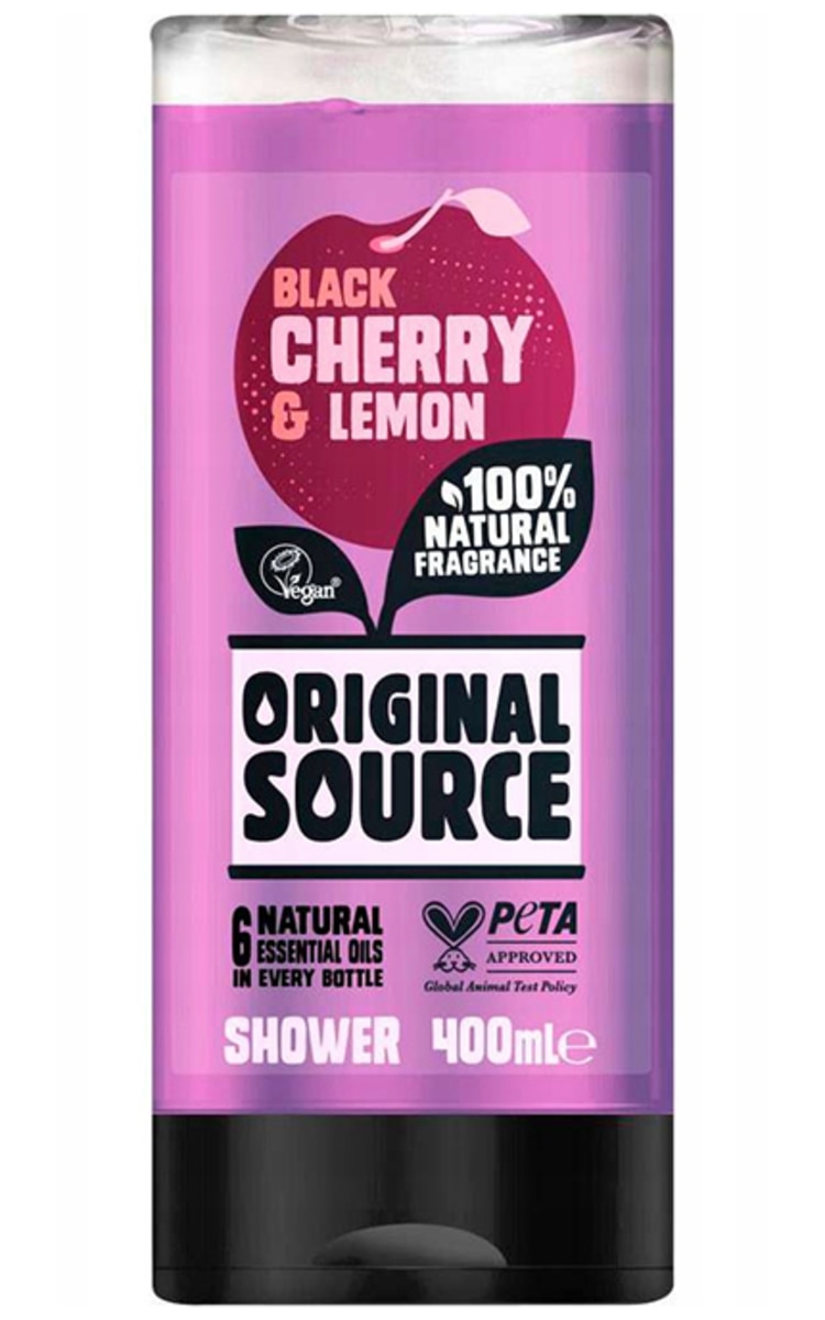 ORIGINAL SOURCE ORIGINAL SOURCE, CHERRY & LEMON, dušo želė, 400 ml.