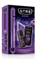  STR8 undefined STR8, GAME, rinkinys: purškiamasis dezodorantas 150 ml. + dušo gelis 250 ml., 1 vnt.  