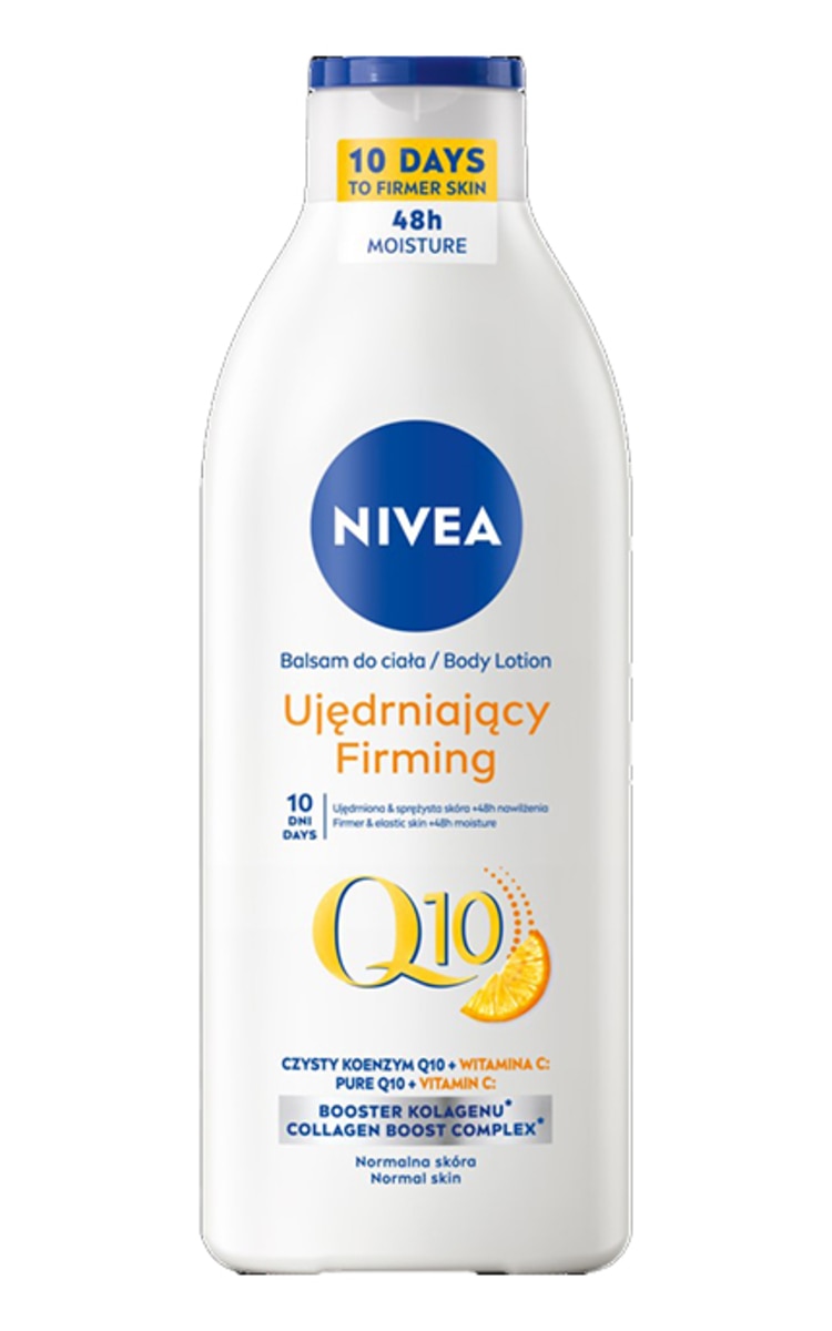 NIVEA NIVEA, Q10 + VIT C, stangrinamasis kūno pienelis, 400 ml 400 ml
