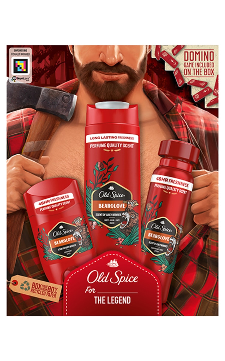 OLD SPICE OLD SPICE, BEARGLOVE, kūno priežiūros rinkinys, 1 vnt. 1 vnt.