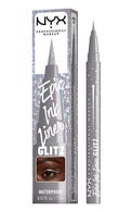 NYX PROFESSIONAL MAKEUP, EPIC INK GLITZ, skystas akių apvadas, FLASHY FLARE, 1 vnt.