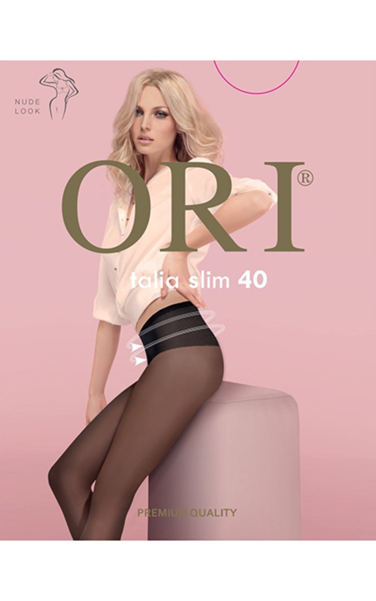 ORI ORI, TALIA, moteriškos pėdkelnės, 40 den, NERO 3, 1 vnt. 3-M