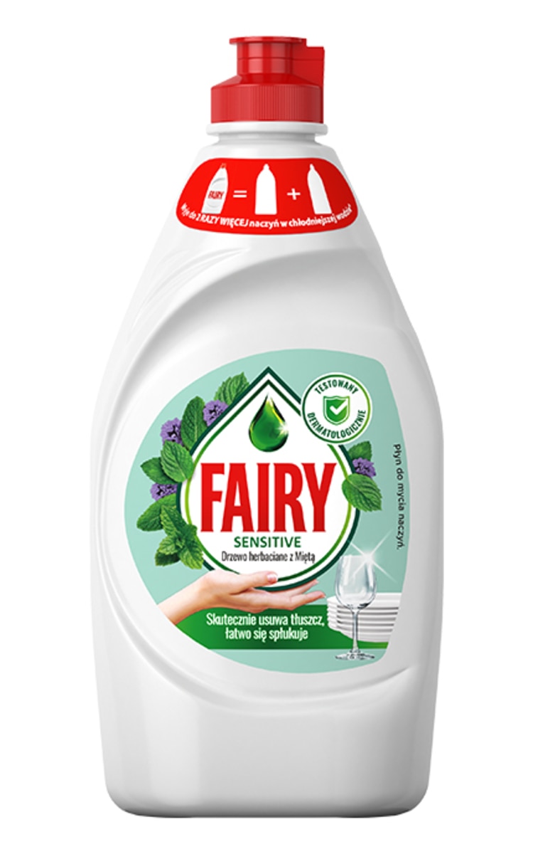 FAIRY FAIRY, TEA TREE & MINT, indų ploviklis, 450 ml 450 ml