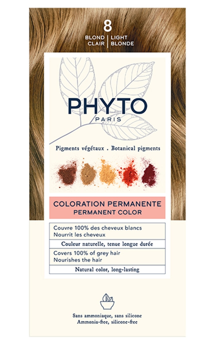 PHYTOCOLOR, plaukų dažai, Nr. 8 BLOND CLAIR, 1 vnt.