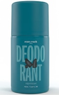  MEN ROCK undefined MEN ROCK, DEODORANT REFRESH, žaliosios arbatos ir laimų aromato dezodorantas, 75 ml.  