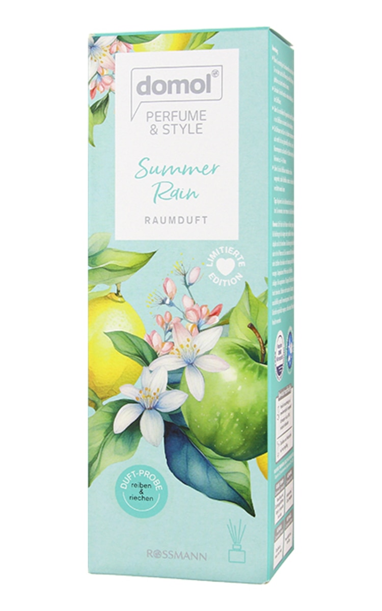 DOMOL DOMOL, PERFUME & STYLE, SUMMER RAIN, namų kvapas, 50 ml.