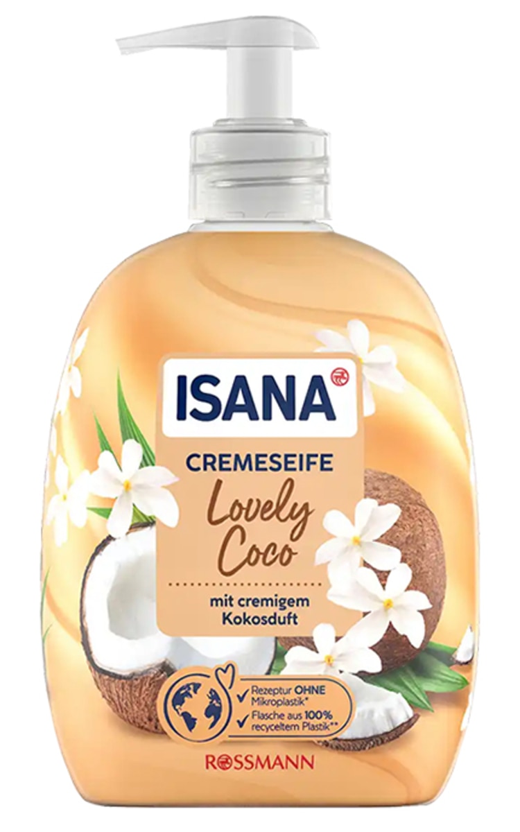 ISANA ISANA, LOVELY COCO, kreminis muilas, 500 ml.